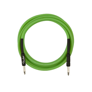 Fender Professional 18.6' Glow in the Dark Cable - Green