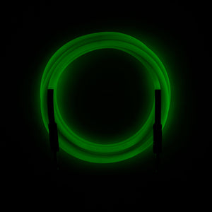 Fender Professional 18.6' Glow in the Dark Cable - Green