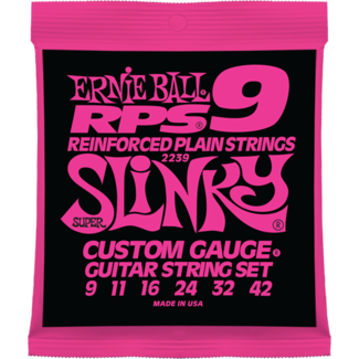 Ernie Ball 2239 RPS Super Slinky Nickel Wound Electric Guitar Strings, 09-42