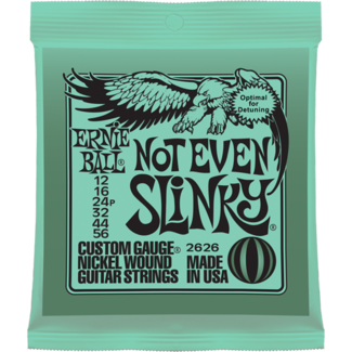 Ernie Ball 2626 Not Even Slinky Nickel Wound Electric Guitar Strings, 12-56