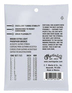 Martin MA500 Authentic Phosphor Bronze 12-String Acoustic Guitar Strings - Extra Light