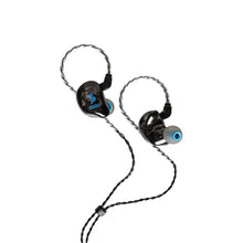 Load image into Gallery viewer, Stagg SPM-435BK High Resolution 4 Drivers Sound Isolating In Ear Monitors Headphones w Case - Black