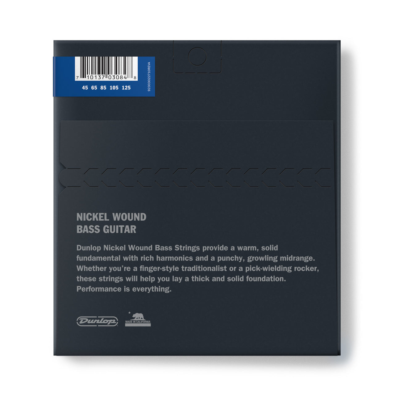 Dunlop Nickel Wound Stainless Steel Bass Strings - 5 String 45/125