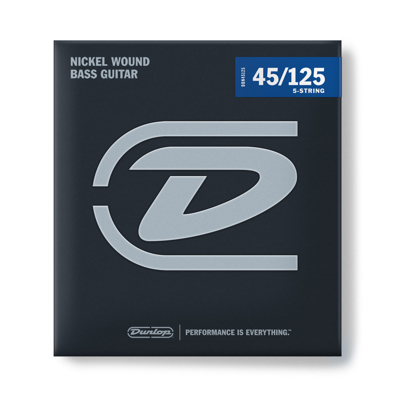 Dunlop Nickel Wound Stainless Steel Bass Strings - 5 String 45/125