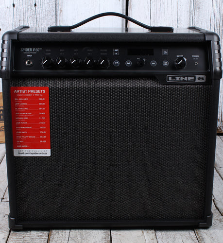 Line 6 Spider V 60 MkII Electric Guitar Amplifier 60 Watt Modeling Combo Amp