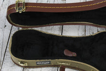 Load image into Gallery viewer, Stagg Soprano Ukulele Hardshell Case Vintage Tweed with Gold Hardware GCX-UKS-GD