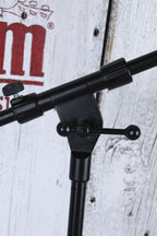 On Stage MS7701B Euro Boom Microphone Mic Stand with Removable Boom Arm Black