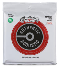 Load image into Gallery viewer, Martin MA170T Authentic Lifespan 2.0 Treated 80/20 Bronze Acoustic Guitar Strings - Extra Light