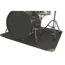 Load image into Gallery viewer, On-Stage DrumFire DMA4450 Drum Mat 4&#39; x 4&#39; Nonslip Drum Mat with Carrying Bag