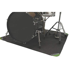 On-Stage DrumFire DMA4450 Drum Mat 4' x 4' Nonslip Drum Mat with Carrying Bag