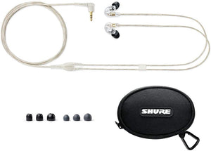 Shure SE215 Sound Isolating In Ear Monitors with Detachable Cables and Accessories