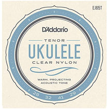 Load image into Gallery viewer, D&#39;Addario EJ65T Clear Nylon Tenor Ukulele Strings