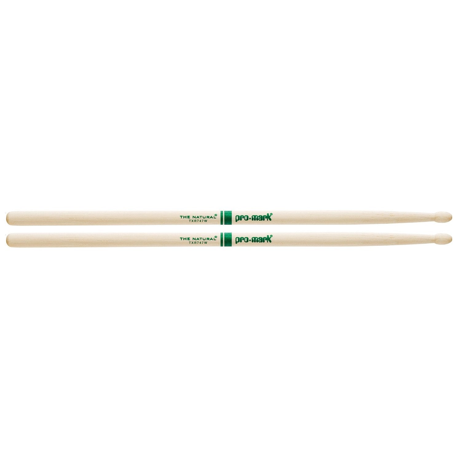 Pro Mark American Hickory TXR747W Drum Sticks Wood Tip Single Pair Unlacquered Main image