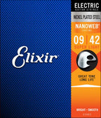 Elixir Nanoweb Nickel Plated Super Light Electric Guitar Strings - 09/42