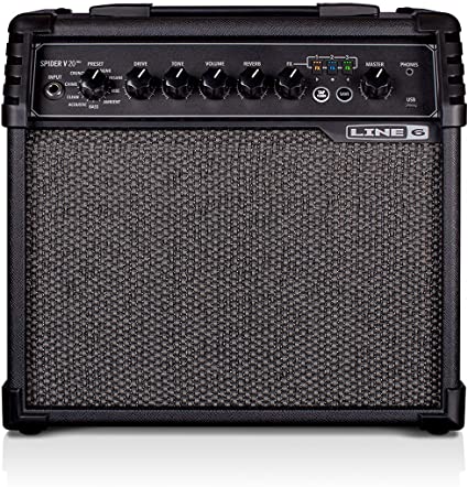 Line 6 Spider V 20 MkII Electric Guitar Amplifier 20 Watt Modeling Combo Amp