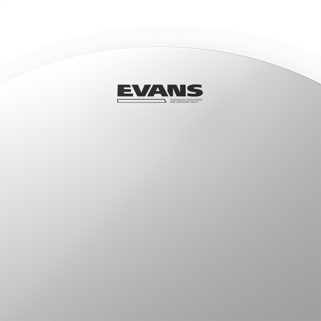 Evans Power Center Reverse Dot 14 Drumhead Secondary image