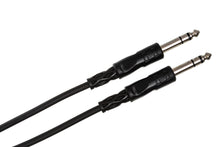 Load image into Gallery viewer, Hosa CSS-115 1/4&quot; TRS to 1/4&quot; TRS Balanced Interconnect Cable, 15 Feet