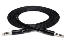 Load image into Gallery viewer, Hosa CSS-115 1/4&quot; TRS to 1/4&quot; TRS Balanced Interconnect Cable, 15 Feet