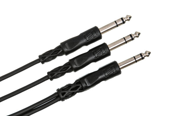 Hosa Y Cable CYS-105, 1/4-inch TRS Male to Dual 1/4" TRS Male - 5 FT Secondary image