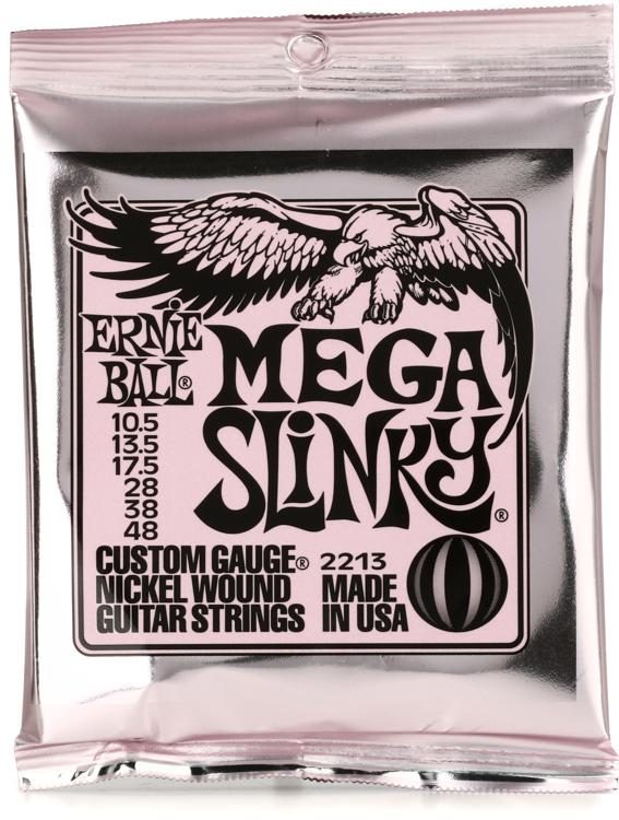 Ernie Ball 2213 Mega Slinky Nickel Wound Electric Guitar Strings, 10.5 - 48 Main image
