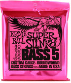Ernie Ball 2824 Super Slinky 5-String Bass Nickel Wound Bass Strings
