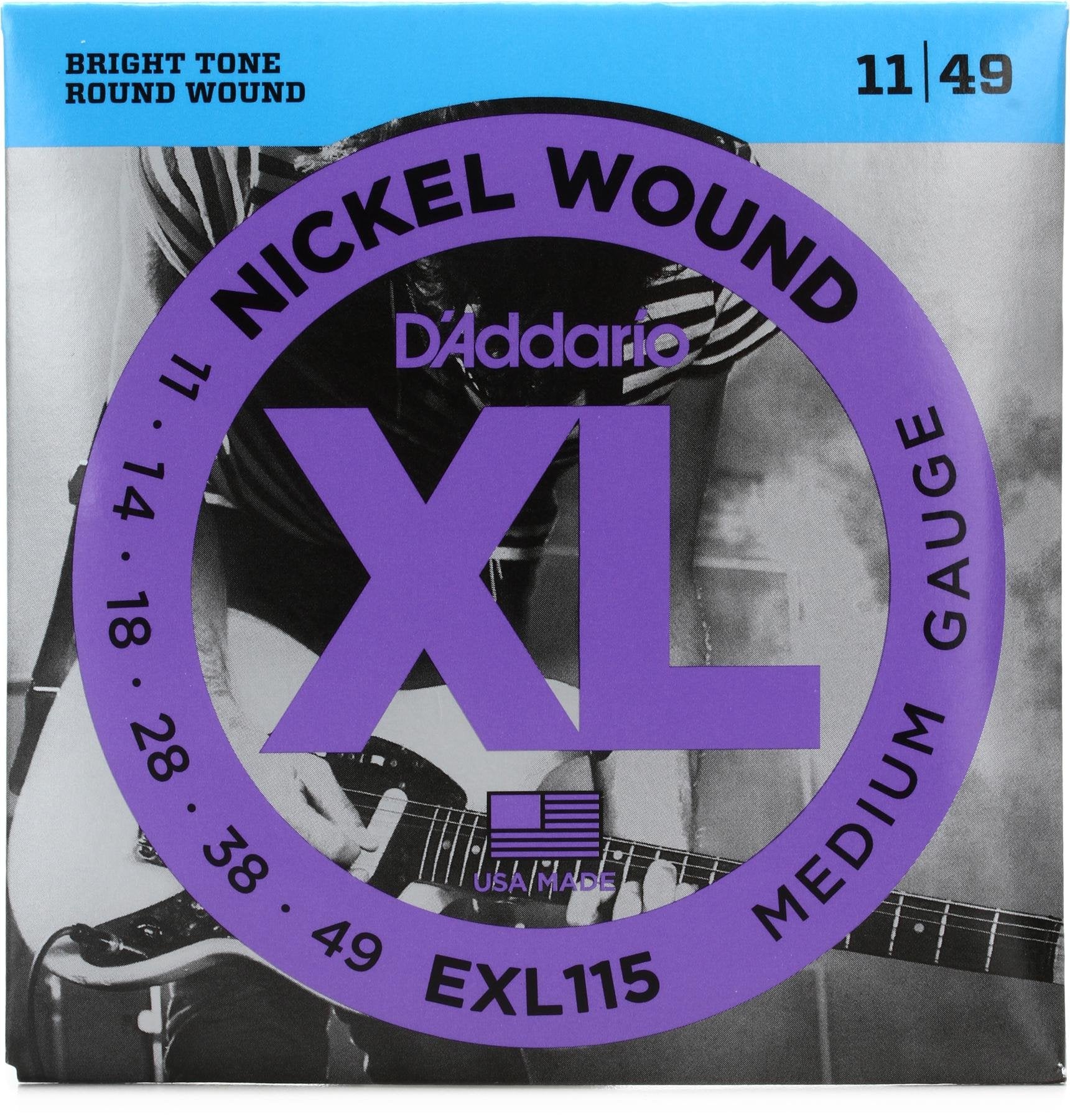 D'Addario EXL115 XL Nickel Wound Medium Electric Guitar Strings Main image