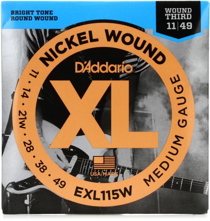 D'ADDARIO 11-49 WITH  WOUND G STRING