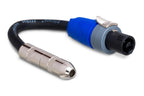 Hosa GSK-112 Speaker Adaptor 1/4 in TS to Neutrik speakON