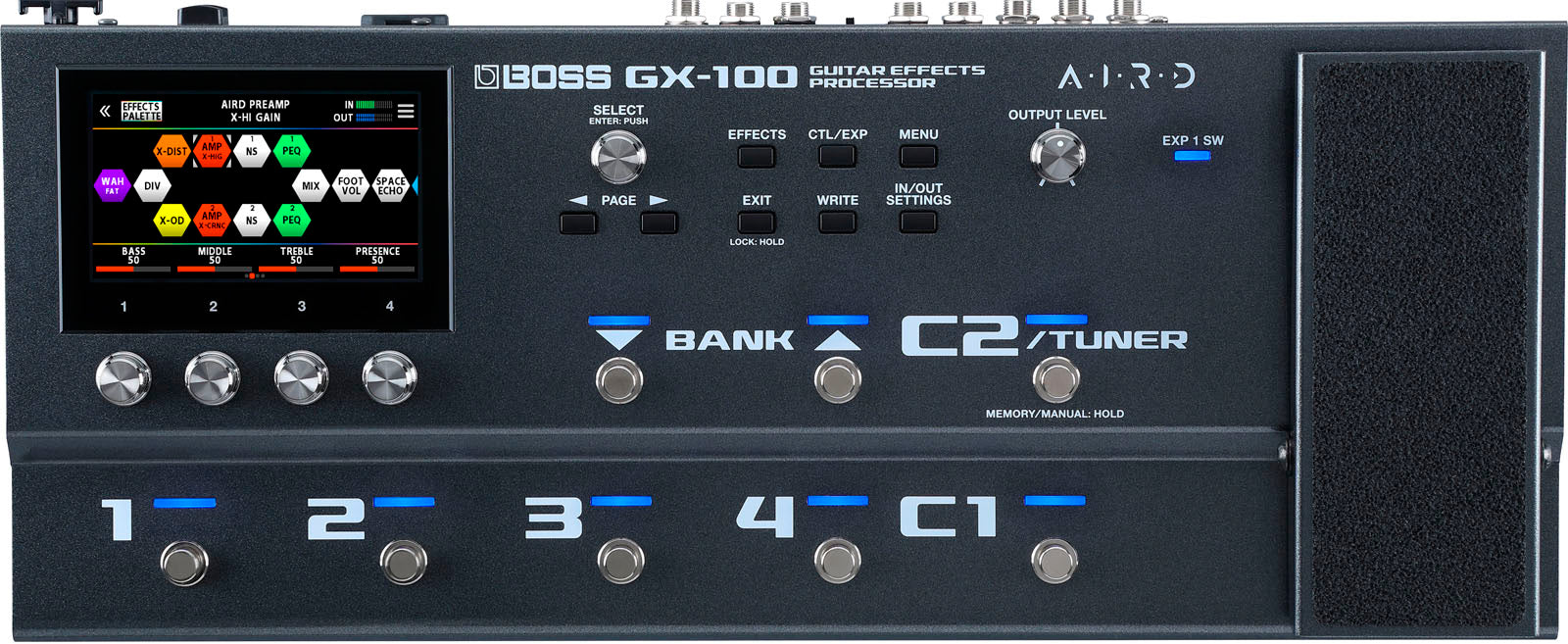 Boss GX-100 Multi Effects Pedal Electric Guitar and Bass Effects Processor Pedal Main image