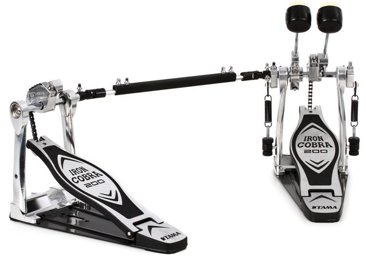 Tama HP200PTW Iron Cobra 200 Double Bass Drum Pedal Double Kick Drum Pedal