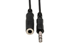 Hosa HPE-310 1/4" TRS to 1/4" TRS Headphone Extension Cable, 10 Feet