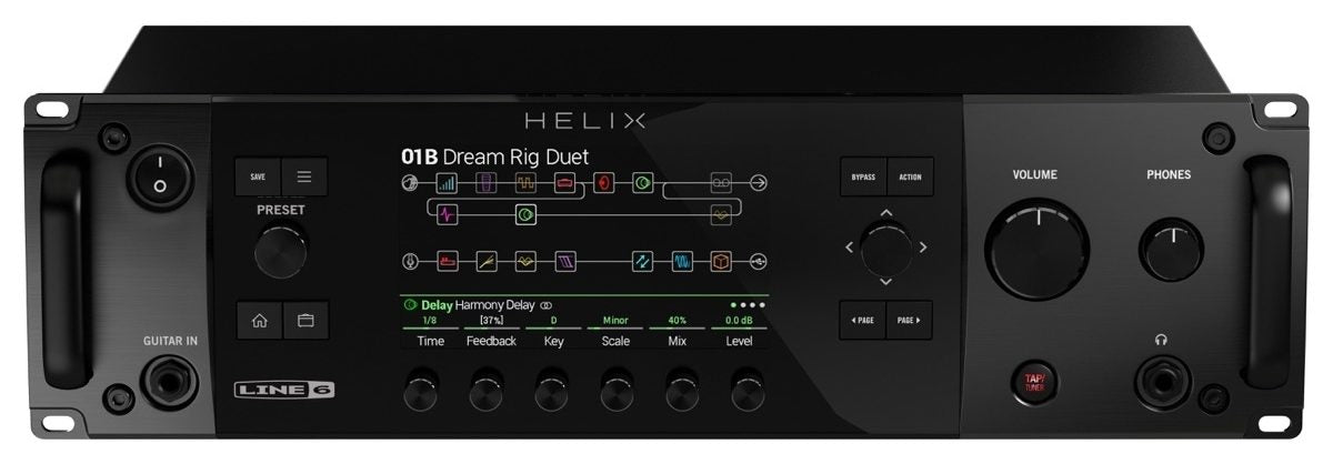 Line 6 Helix Guitar Multi Effects Processor Tour Grade Rack Mounted Multi FX Main image