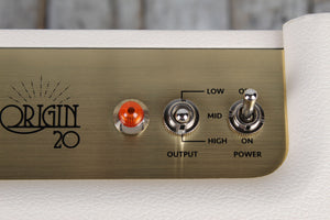 Marshall Origin 20 LTD Cream 20W Electric Guitar Combo Amplifier w Footswitch