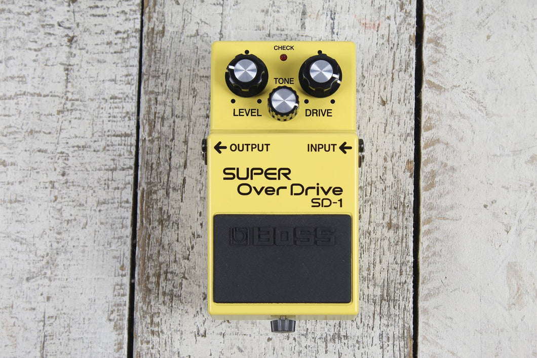 Boss SD-1 Super Overdrive Effects Pedal Overdrive Electric Guitar Effects Pedal