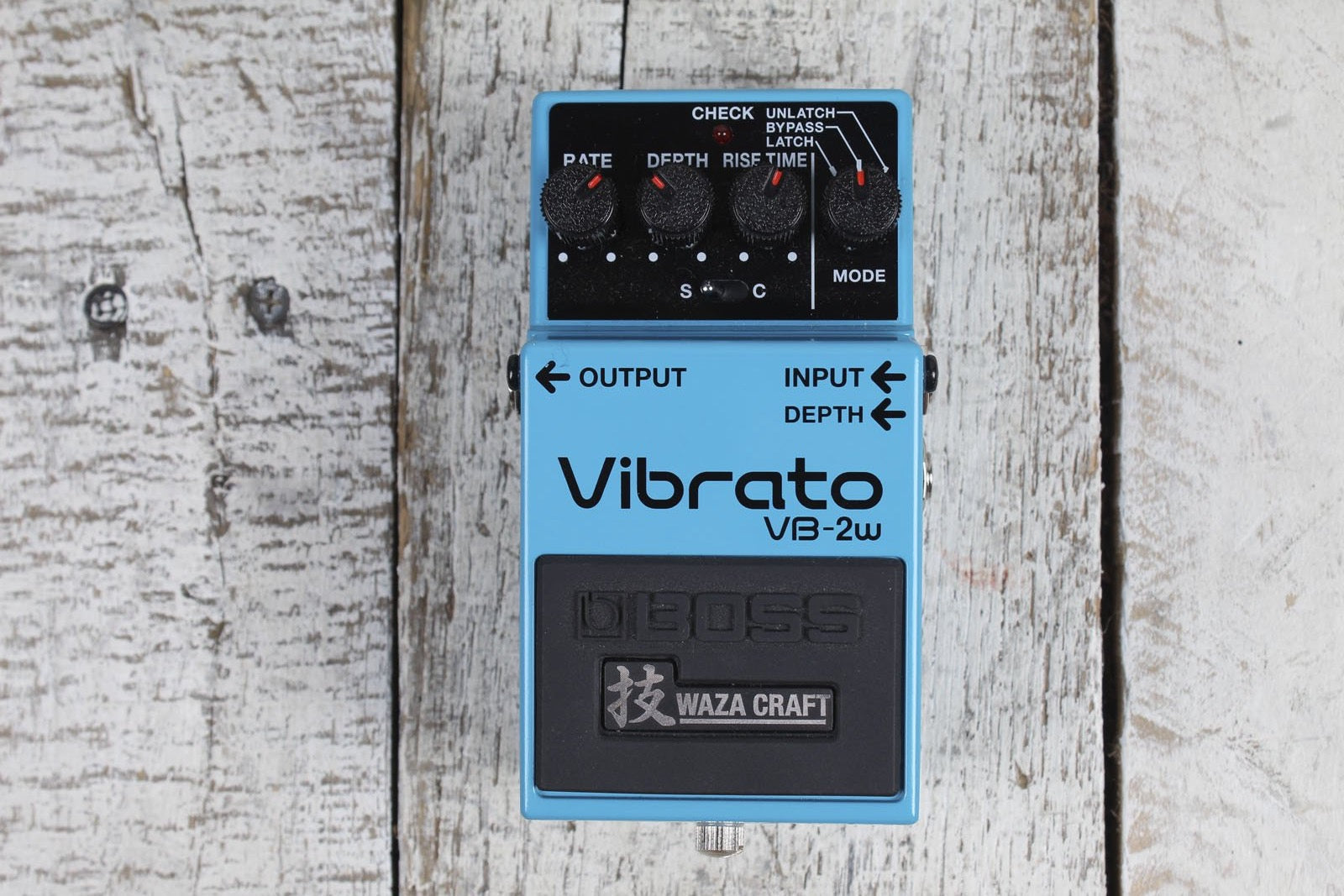 BOSS VB-2W Waza Craft Vibrato Effects Pedal Electric Guitar Vibrato Effect Pedal Main image