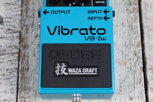 BOSS VB-2W Waza Craft Vibrato Effects Pedal Electric Guitar Vibrato Effect Pedal