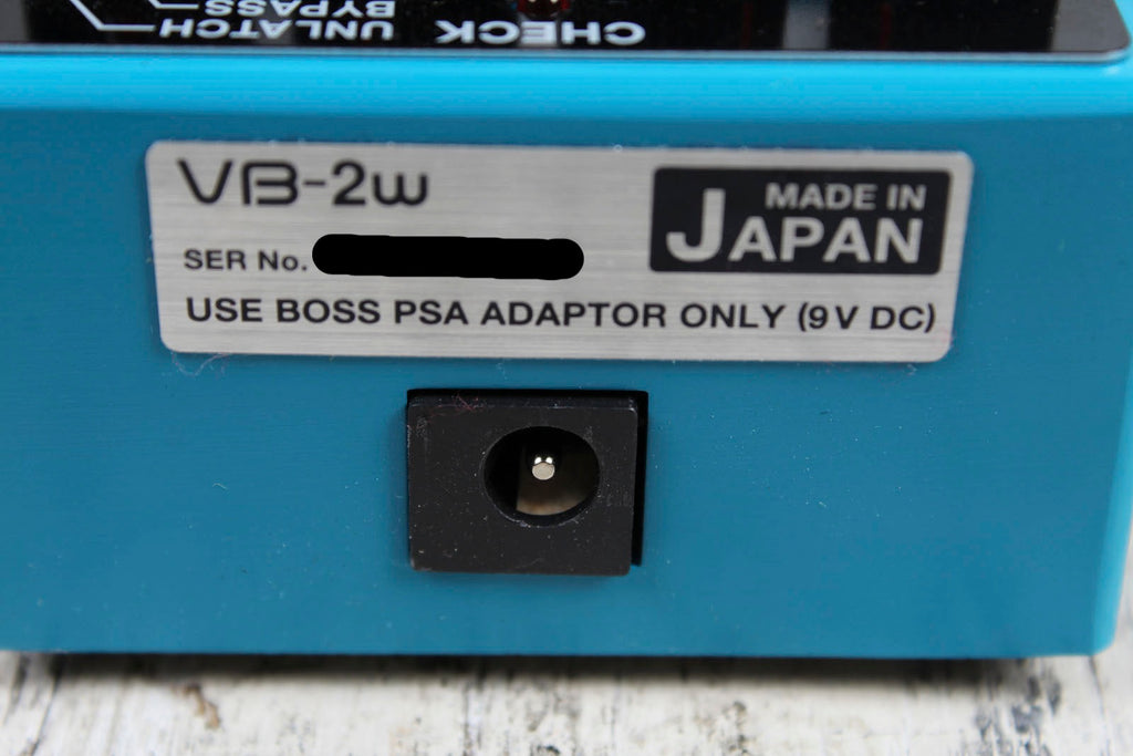 BOSS VB-2W Waza Craft Vibrato Effects Pedal Electric Guitar Vibrato Effect Pedal
