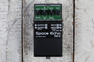 Boss RE-2 Space Echo Pedal Electric Guitar Delay and Reverb Effects Pedal