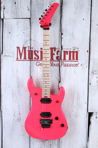 EVH 5150 Series Standard Electric Guitar HH w Floyd Rose and D Tuna Neon Pink