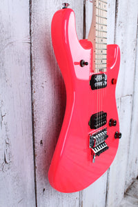 EVH 5150 Series Standard Electric Guitar HH w Floyd Rose and D Tuna Neon Pink
