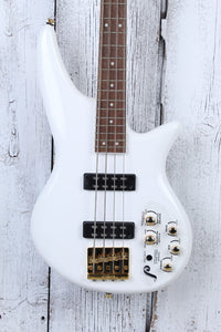 Jackson JS Series Spectra Bass JS3 4 String Electric Bass Guitar Snow White