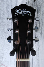 Load image into Gallery viewer, Washburn DFEFE Deep Forest Ebony FE Folk Acoustic Electric Guitar Matte Finish