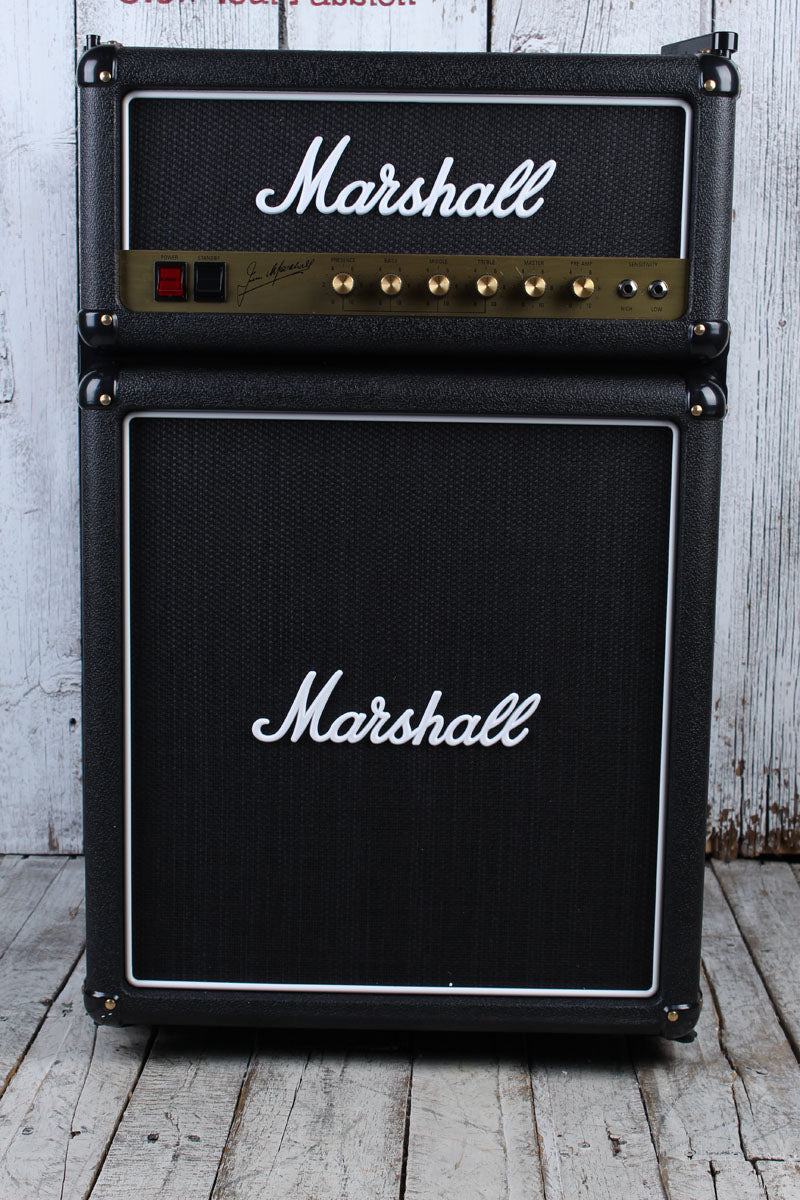 Marshall 4.4 High Capacity Bar Fridge Marshall Guitar Amplifier Refrigerator Black Edition