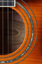 Load image into Gallery viewer, Washburn EA15 ATB Mini Jumbo Acoustic Electric Guitar Flame Maple Tobacco Burst