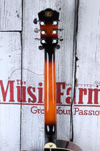 Load image into Gallery viewer, Washburn EA15 ATB Mini Jumbo Acoustic Electric Guitar Flame Maple Tobacco Burst