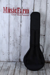 Deering Deluxe Padded Gig Bag for Open Back Banjo w Adjustable Backpack Straps