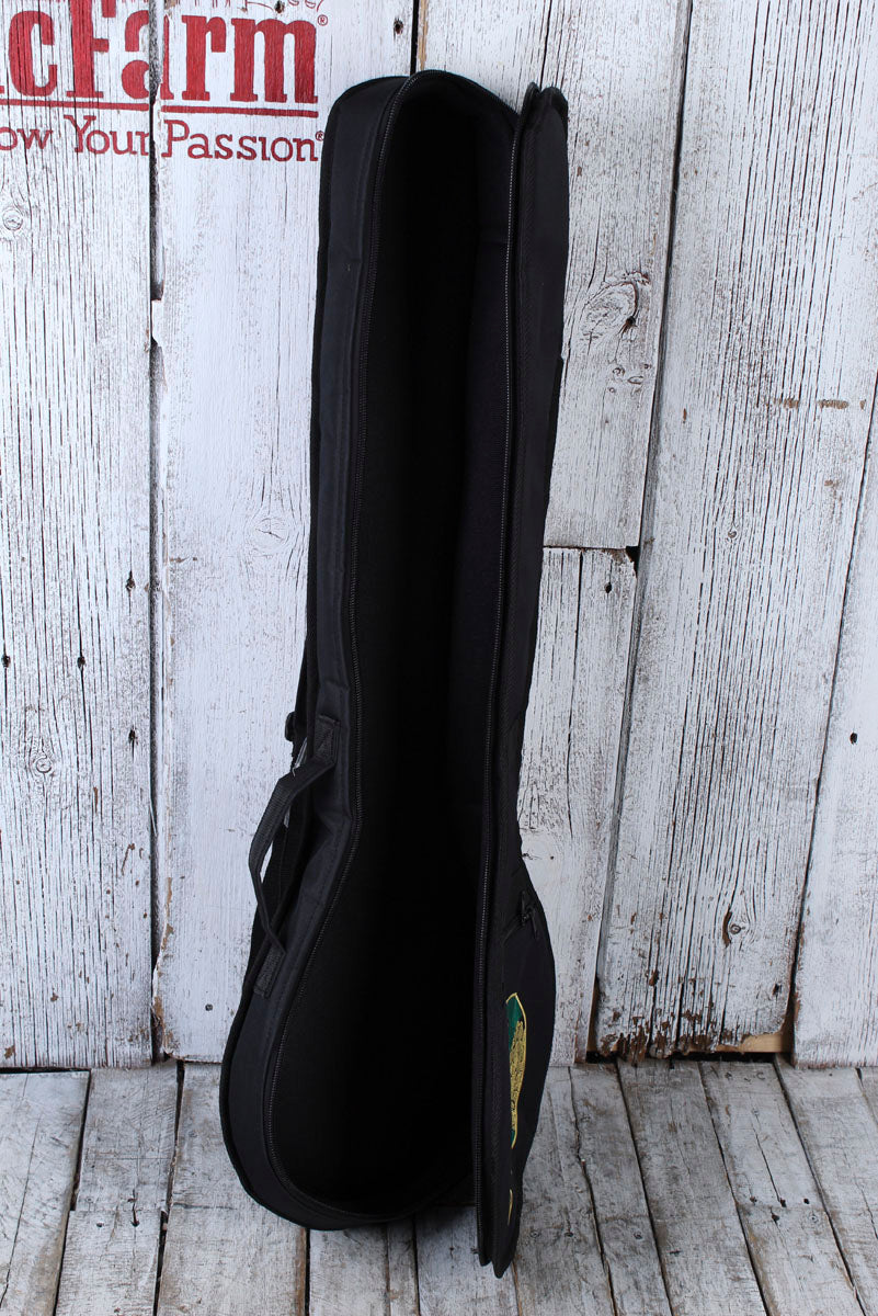 Deering Deluxe Padded Gig Bag for Open Back Banjo w Adjustable Backpack Straps