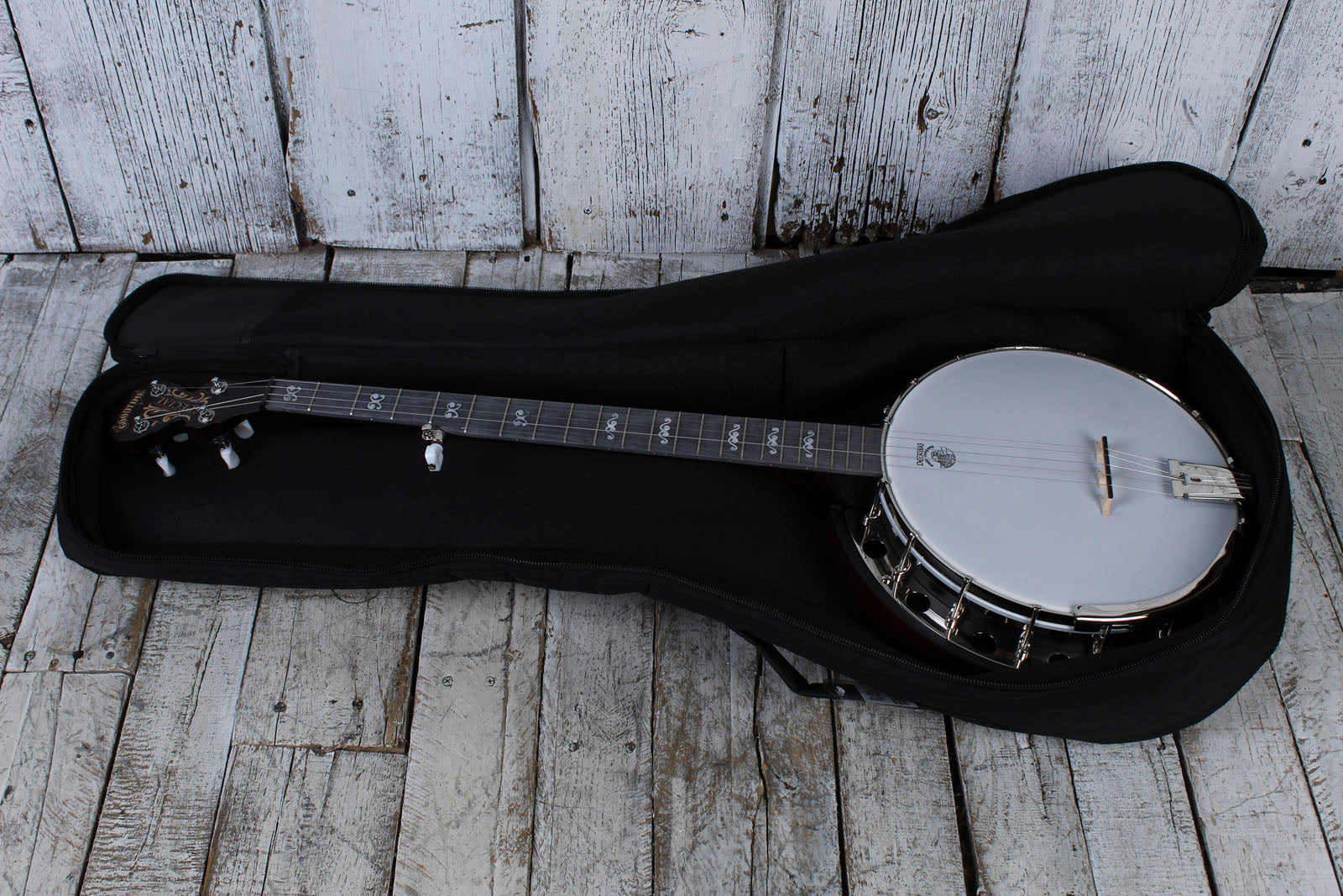 Deering Resonator Banjo Gig Bag Deluxe Padded Gig Bag for Closed Back Banjo