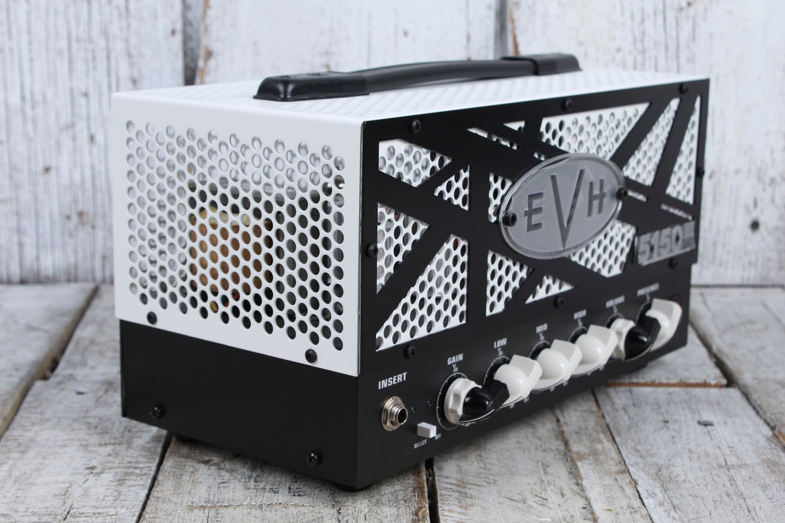 EVH 5150 III LBXII Electric Guitar Amplifier Head 15 Watt Amp with Footswitch