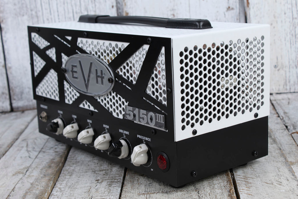 EVH 5150 III LBXII Electric Guitar Amplifier Head 15 Watt Amp with Footswitch
